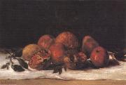 Gustave Courbet Still-life oil painting reproduction